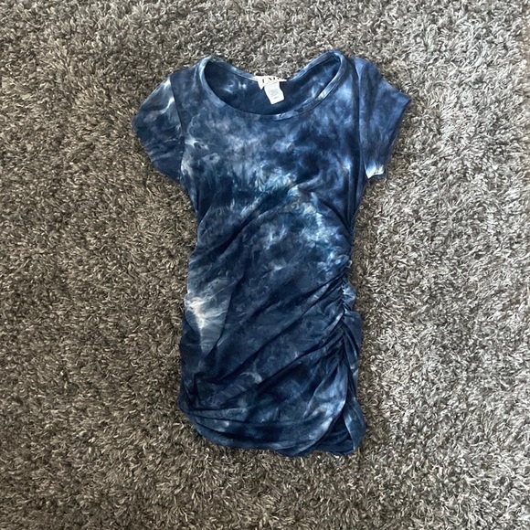 Dresses & Skirts - Tie dye body on dress with ruched sides